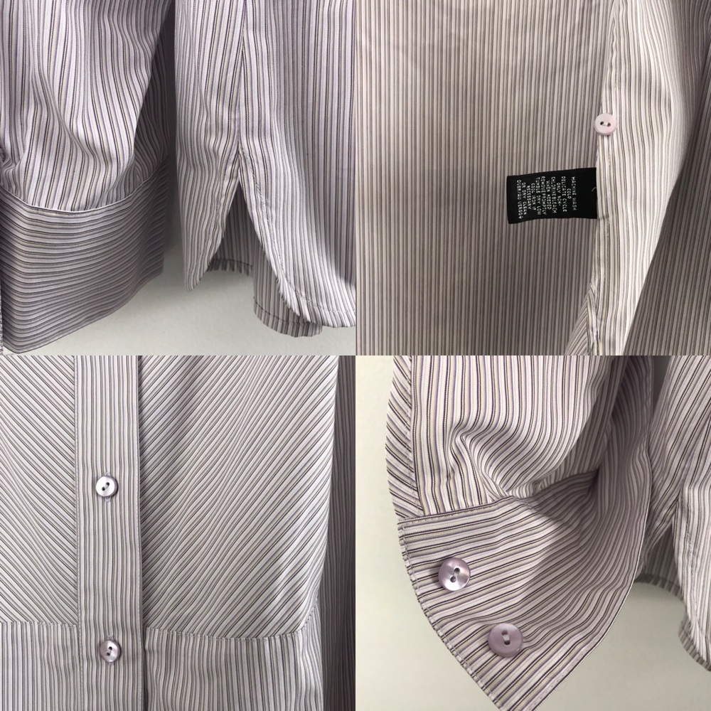 🎉HP🎉  ELLEN TRACY Blouse Tailored Size W 18 - Picture 5 of 8
